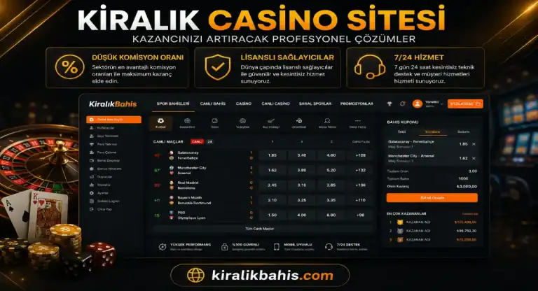 Kiralık casino sitesi 7 Kiralık casino sitesi — Ezugi ve Evolution lisanslı oyunlar, sınırsız oyuncu ve 7/24 bakiye desteği