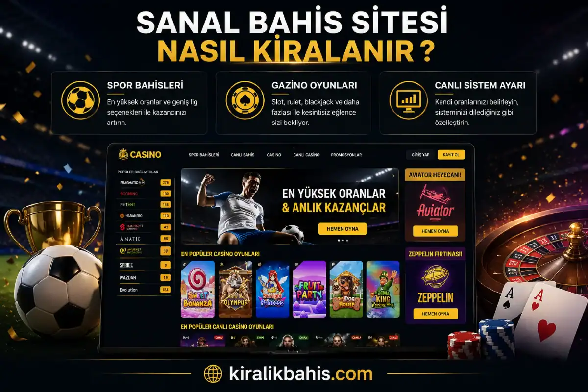 Sanal bahis sitesi kiralama 3 Sanal bahis sitesi kiralama avantajları — düşük başlangıç maliyeti, hazır altyapı ve 24 saat teknik destek